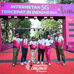 Race photo from SMARTFREN RUN 2026