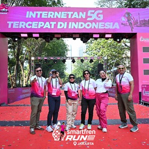Race photo from SMARTFREN RUN 2026