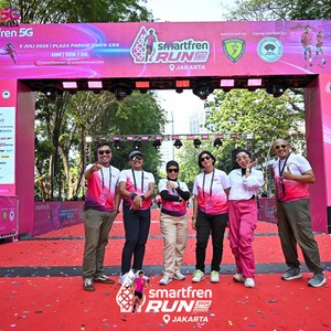 Race photo from SMARTFREN RUN 2026
