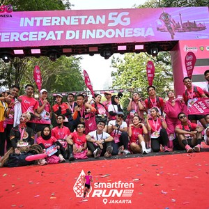 Race photo from SMARTFREN RUN 2026