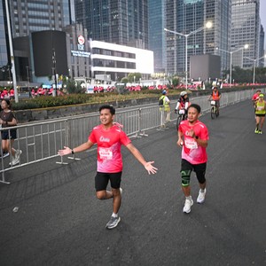 Race photo from SMARTFREN RUN 2026