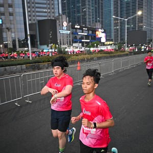 Race photo from SMARTFREN RUN 2026