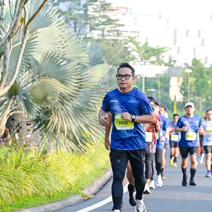 Race photo from BOGORUN 2026