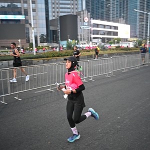Race photo from SMARTFREN RUN 2026