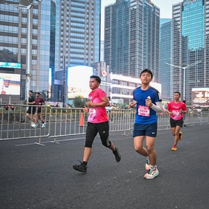 Race photo from SMARTFREN RUN 2026