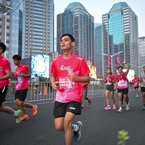 Race photo from SMARTFREN RUN 2026