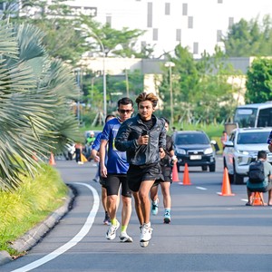Race photo from BOGORUN 2026