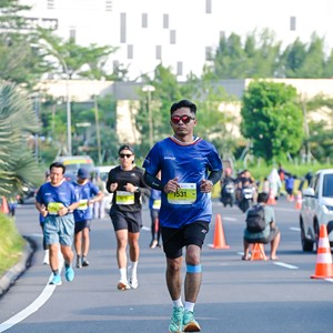 Race photo from BOGORUN 2026