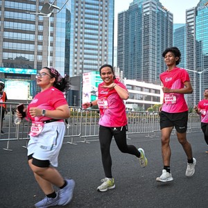 Race photo from SMARTFREN RUN 2026