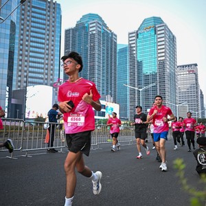 Race photo from SMARTFREN RUN 2026