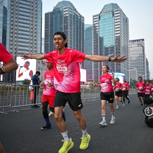 Race photo from SMARTFREN RUN 2026