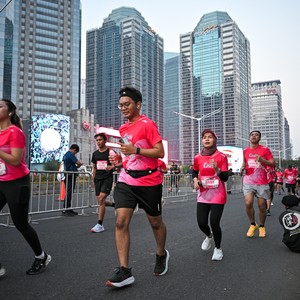 Race photo from SMARTFREN RUN 2026