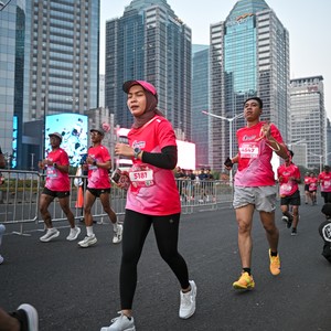 Race photo from SMARTFREN RUN 2026