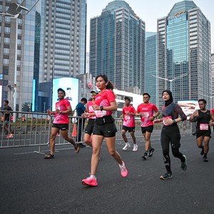 Race photo from SMARTFREN RUN 2026