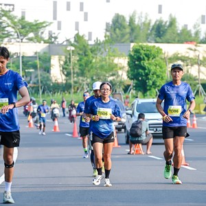 Race photo from BOGORUN 2026