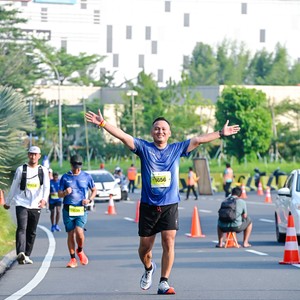 Race photo from BOGORUN 2026