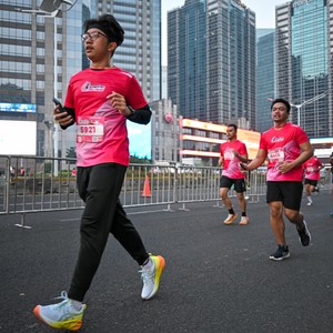 Race photo from SMARTFREN RUN 2026