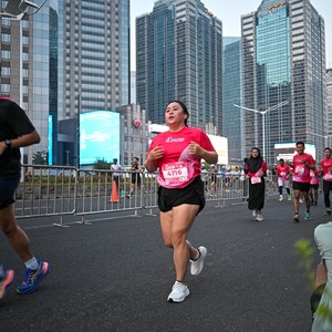 Race photo from SMARTFREN RUN 2026