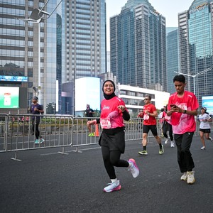 Race photo from SMARTFREN RUN 2026