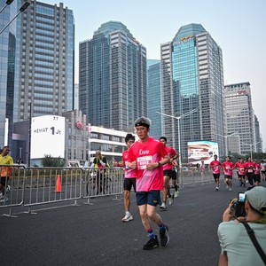 Race photo from SMARTFREN RUN 2026