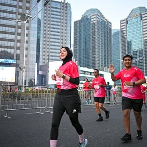 Race photo from SMARTFREN RUN 2026