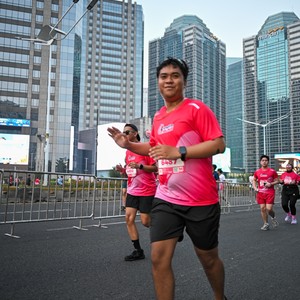 Race photo from SMARTFREN RUN 2026