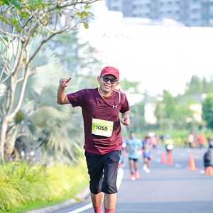 Race photo from BOGORUN 2026