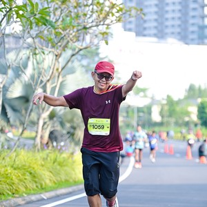 Race photo from BOGORUN 2026