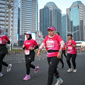 Race photo from SMARTFREN RUN 2026