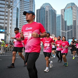 Race photo from SMARTFREN RUN 2026