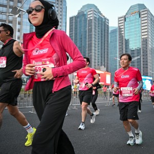 Race photo from SMARTFREN RUN 2026