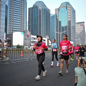 Race photo from SMARTFREN RUN 2026