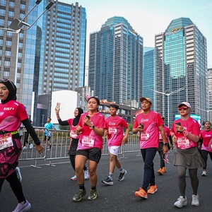 Race photo from SMARTFREN RUN 2026