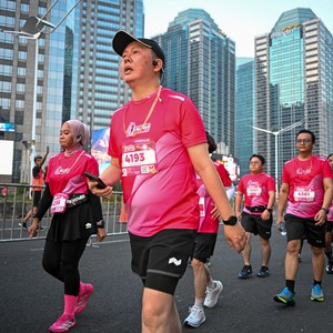 Race photo from SMARTFREN RUN 2026