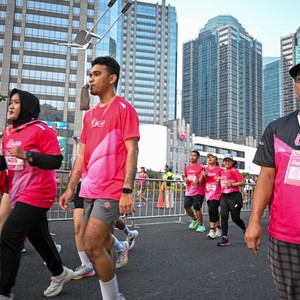 Race photo from SMARTFREN RUN 2026