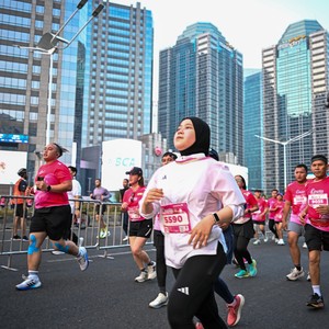 Race photo from SMARTFREN RUN 2026