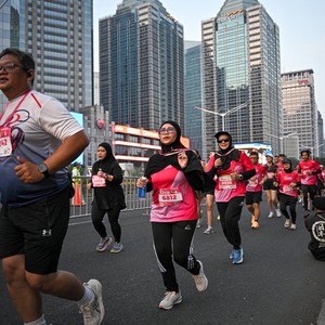 Race photo from SMARTFREN RUN 2026
