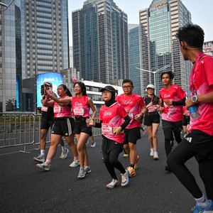 Race photo from SMARTFREN RUN 2026