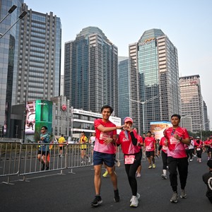 Race photo from SMARTFREN RUN 2026