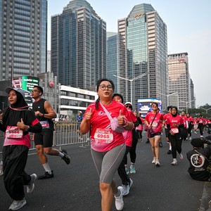 Race photo from SMARTFREN RUN 2026