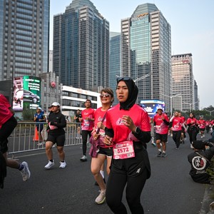 Race photo from SMARTFREN RUN 2026