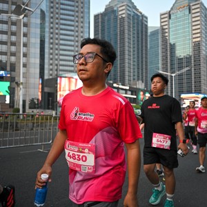 Race photo from SMARTFREN RUN 2026