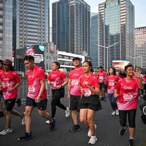 Race photo from SMARTFREN RUN 2026
