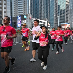 Race photo from SMARTFREN RUN 2026
