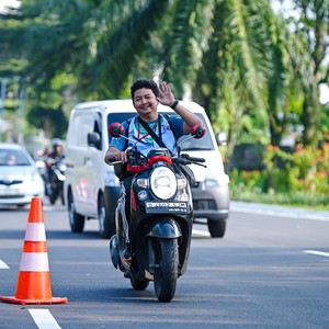 Race photo from BOGORUN 2026