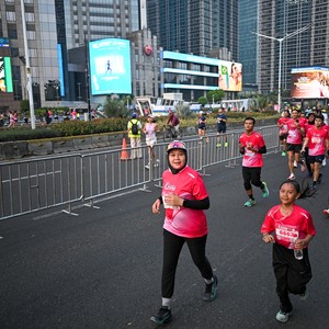 Race photo from SMARTFREN RUN 2026