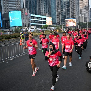 Race photo from SMARTFREN RUN 2026