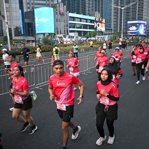 Race photo from SMARTFREN RUN 2026