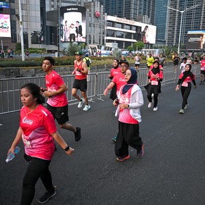 Race photo from SMARTFREN RUN 2026