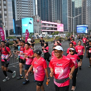 Race photo from SMARTFREN RUN 2026